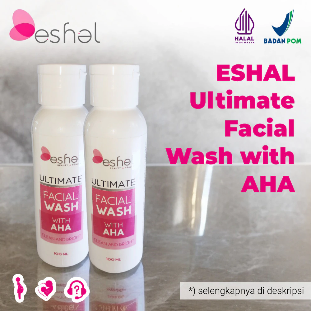 esh14-1.webp - ESHAL Ultimate Facial Wash With AHA - ESH0014 - eshal.id - DMDM Hydantoin