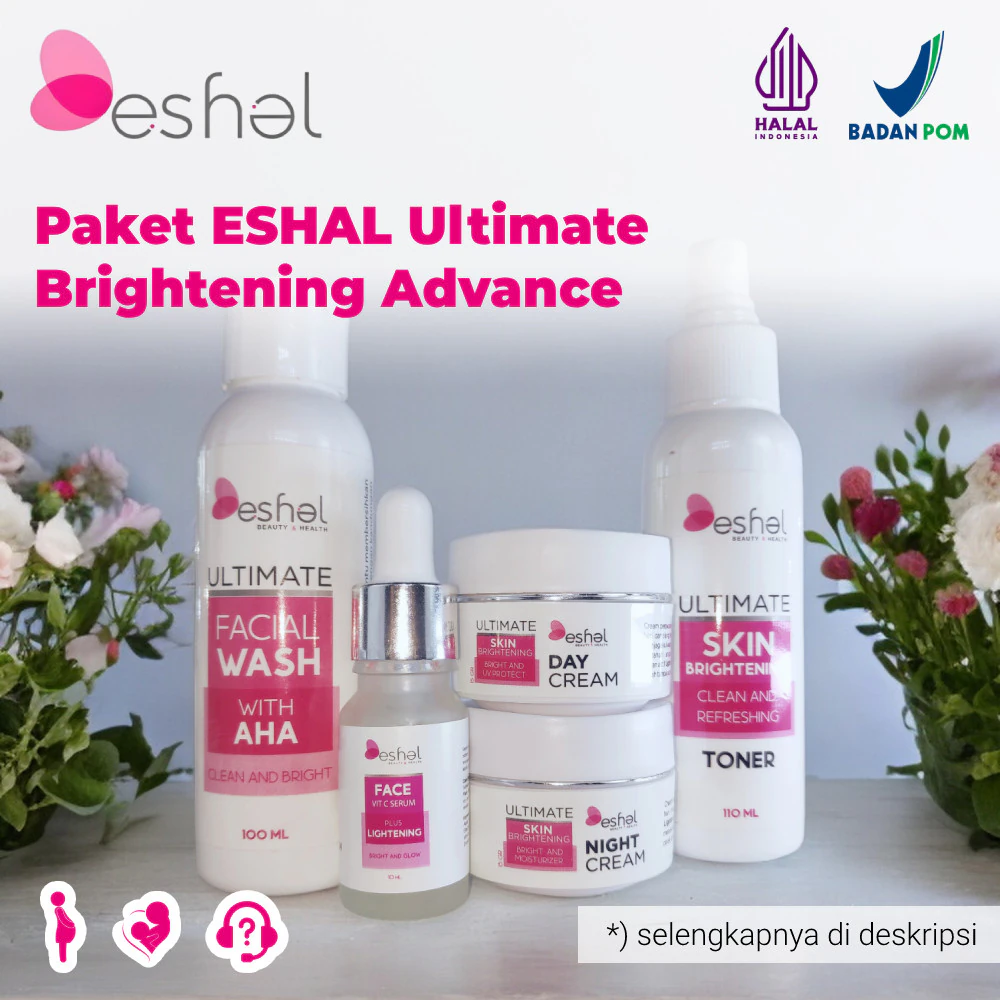 pkt02-1.webp - Paket ESHAL Ultimate Brightening Advance - PKTESH002 - eshal.id - Polyacrylamide